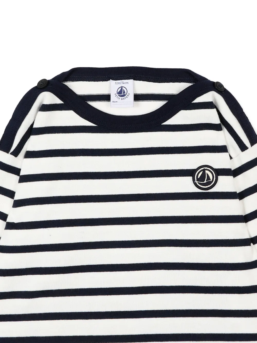 Petit Bateau Gestreept T-shirt Wit