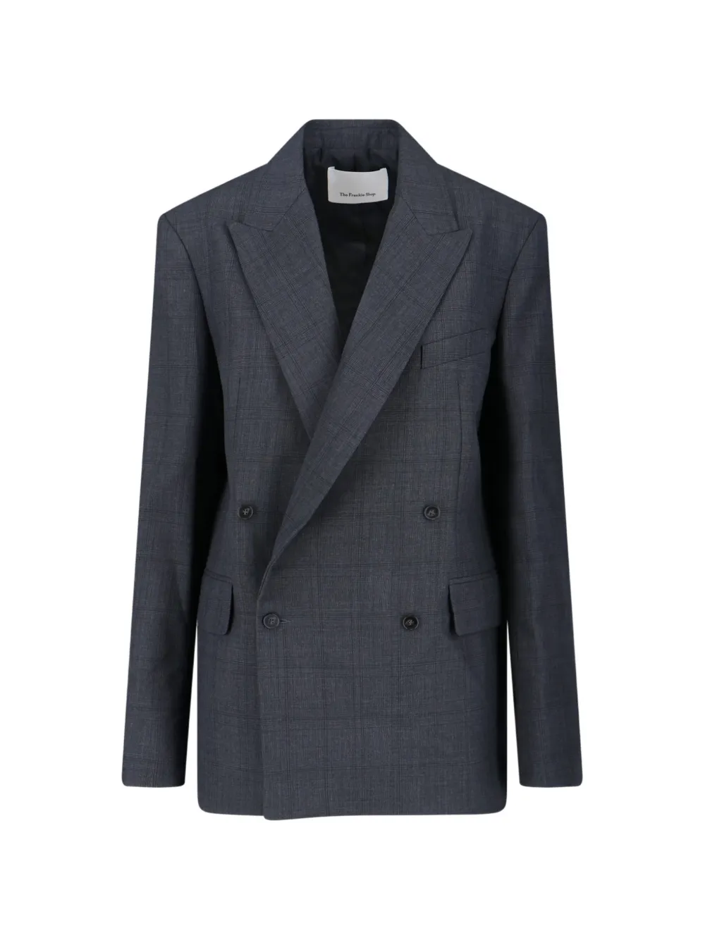 The Frankie Shop Newark double-breasted blazer - Grigio