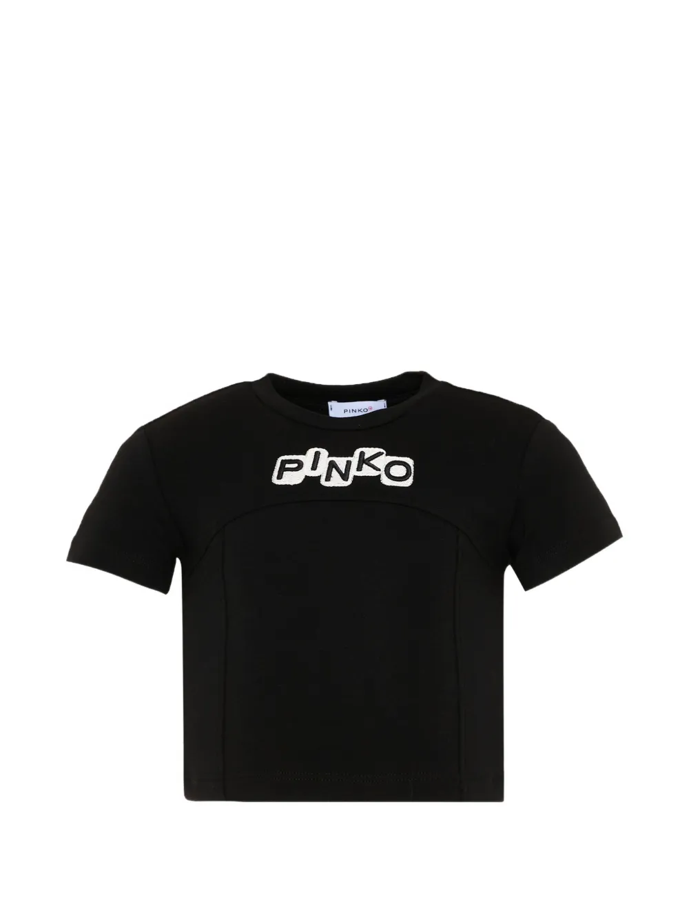 Pinko Kids appliqué T-shirt - Nero