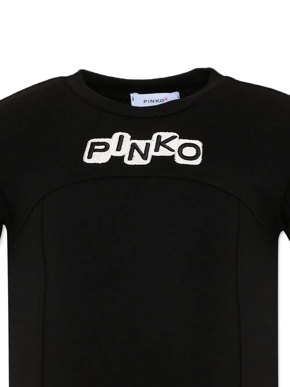 Pinko Kids T-shirt met applicatie Zwart