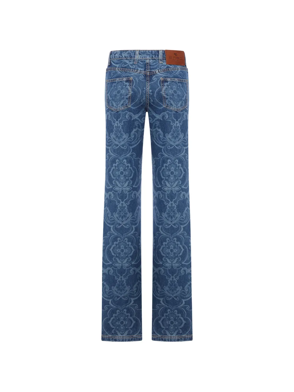 ETRO Jeans met bloemenprint Blauw