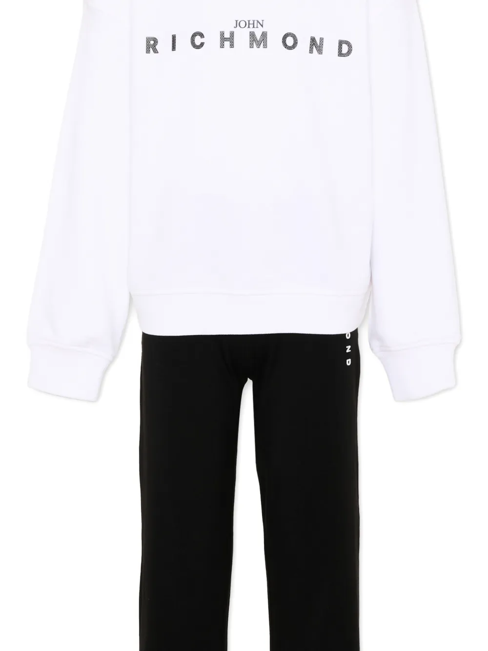 John Richmond Junior Set met logo Zwart