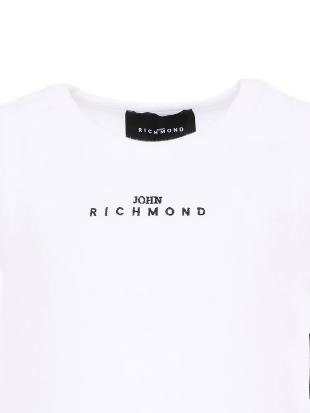  John Richmond Junior Sleeveless Crop Top - White 