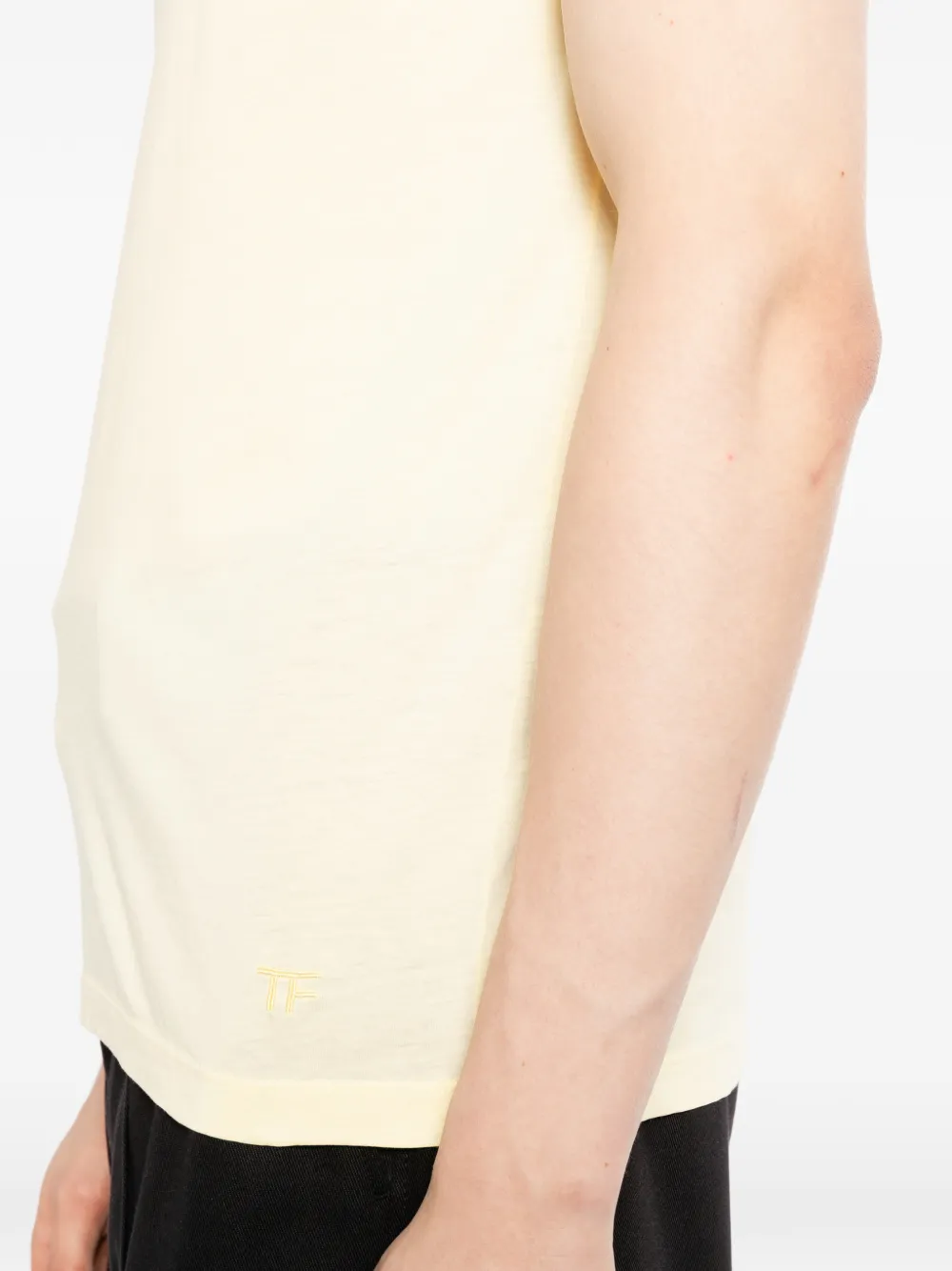 TOM FORD T-shirt met ronde hals Geel