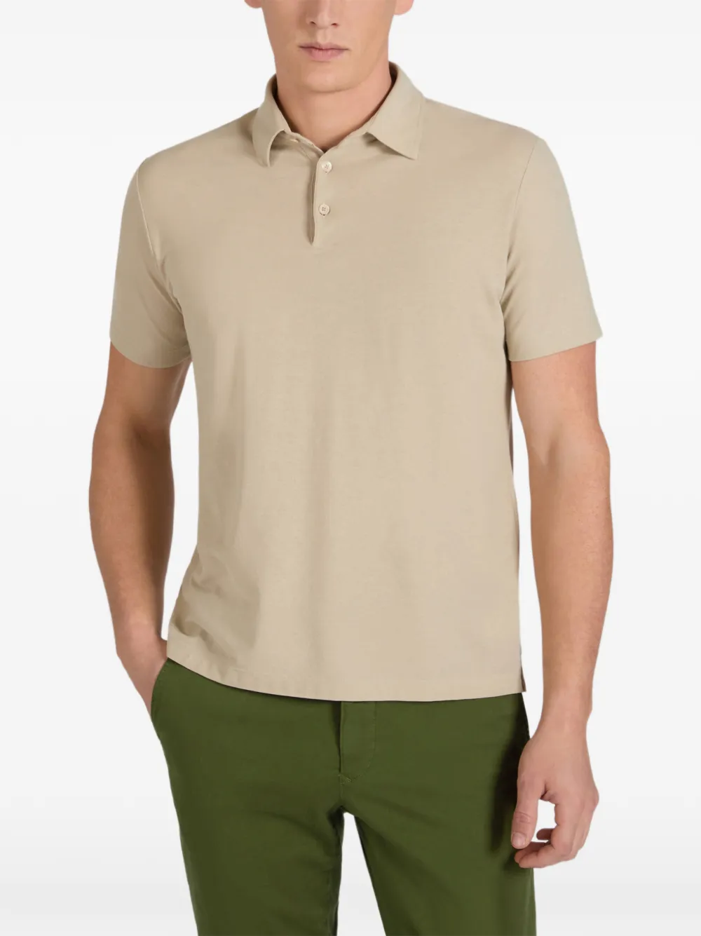  Slowear Polo Con Botones - Neutro 