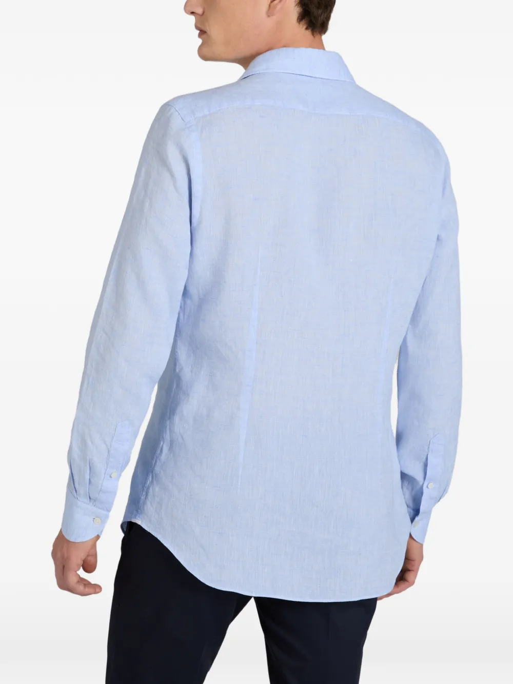slowear Linnen overhemd Blauw