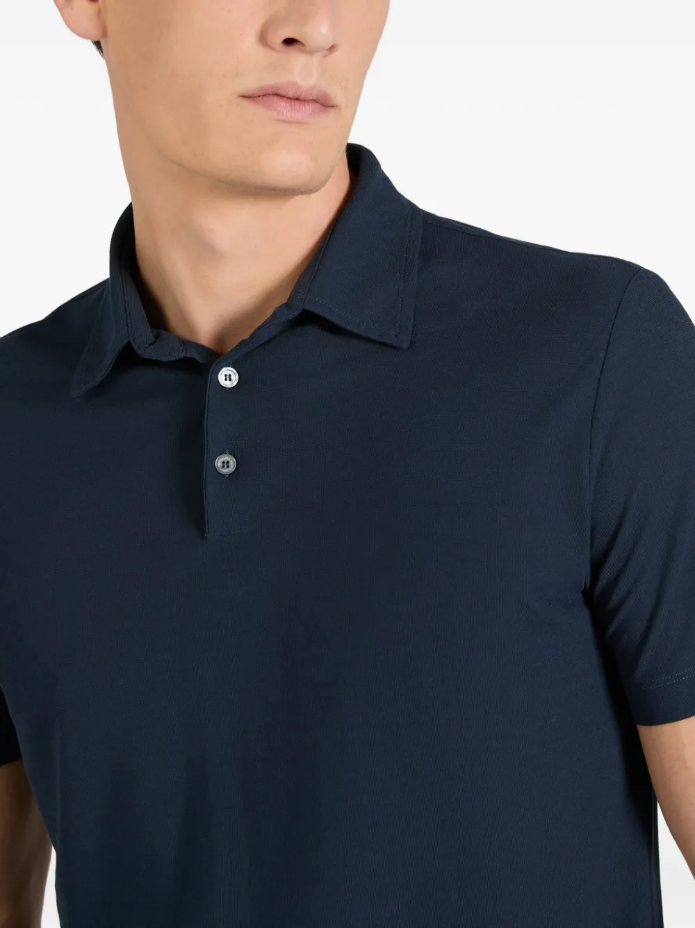 slowear Poloshirt met korte mouwen Blauw