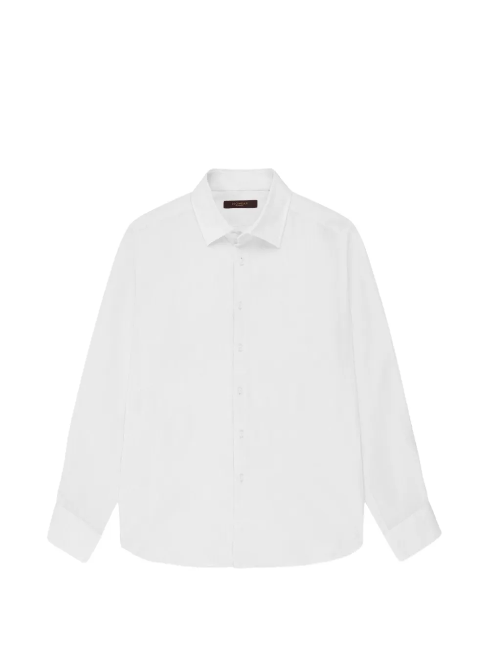slowear buttoned linen shirt - Weiß