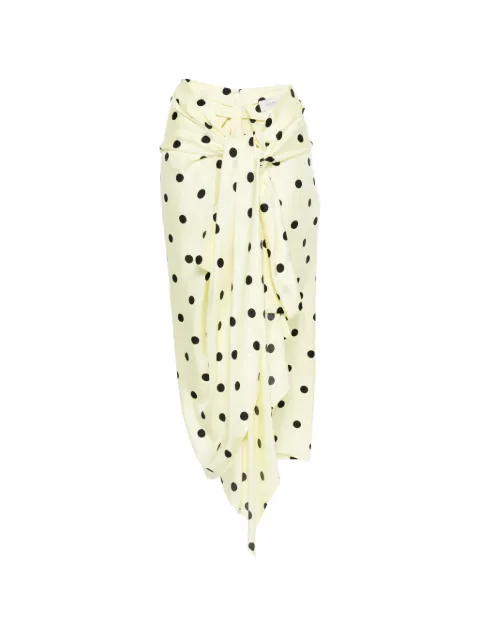 Sportmax Spxgentile polka-dot midi skirt