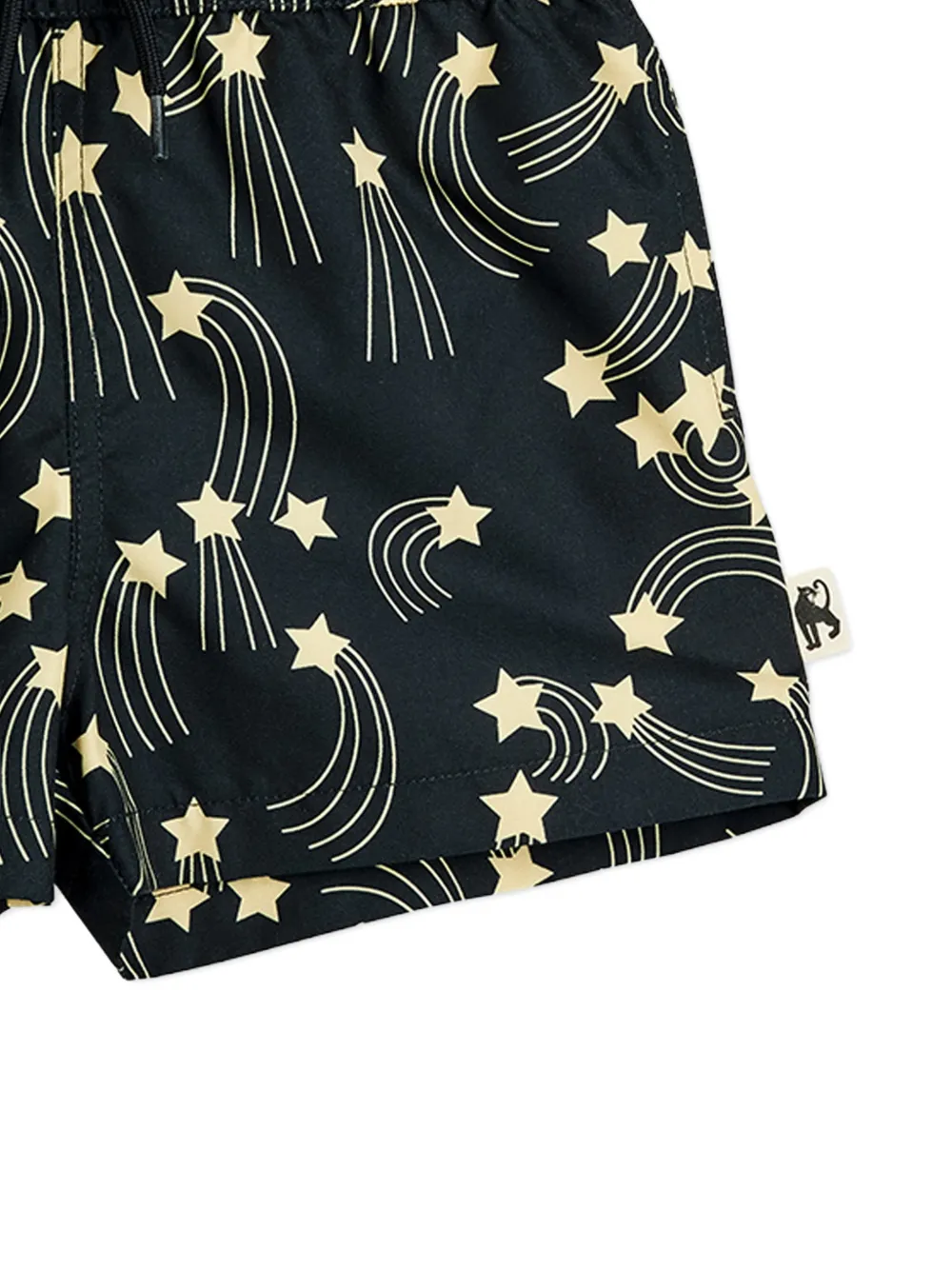 Mini Rodini Starfall zwembroek met sterrenprint Zwart