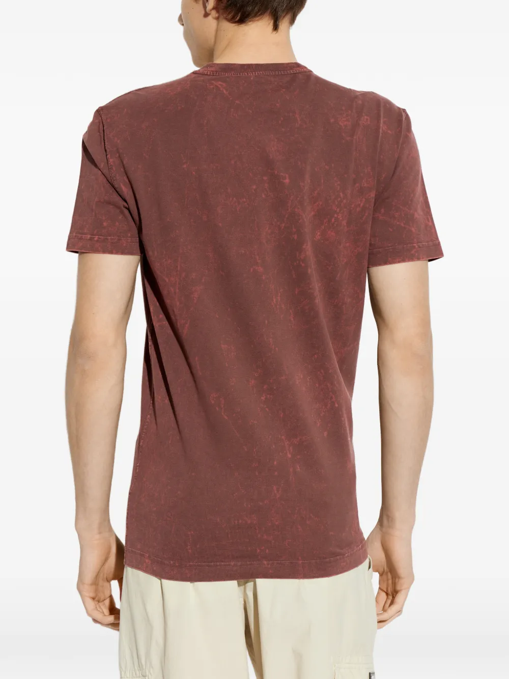 Dolce & Gabbana T-shirt met logoprint Rood