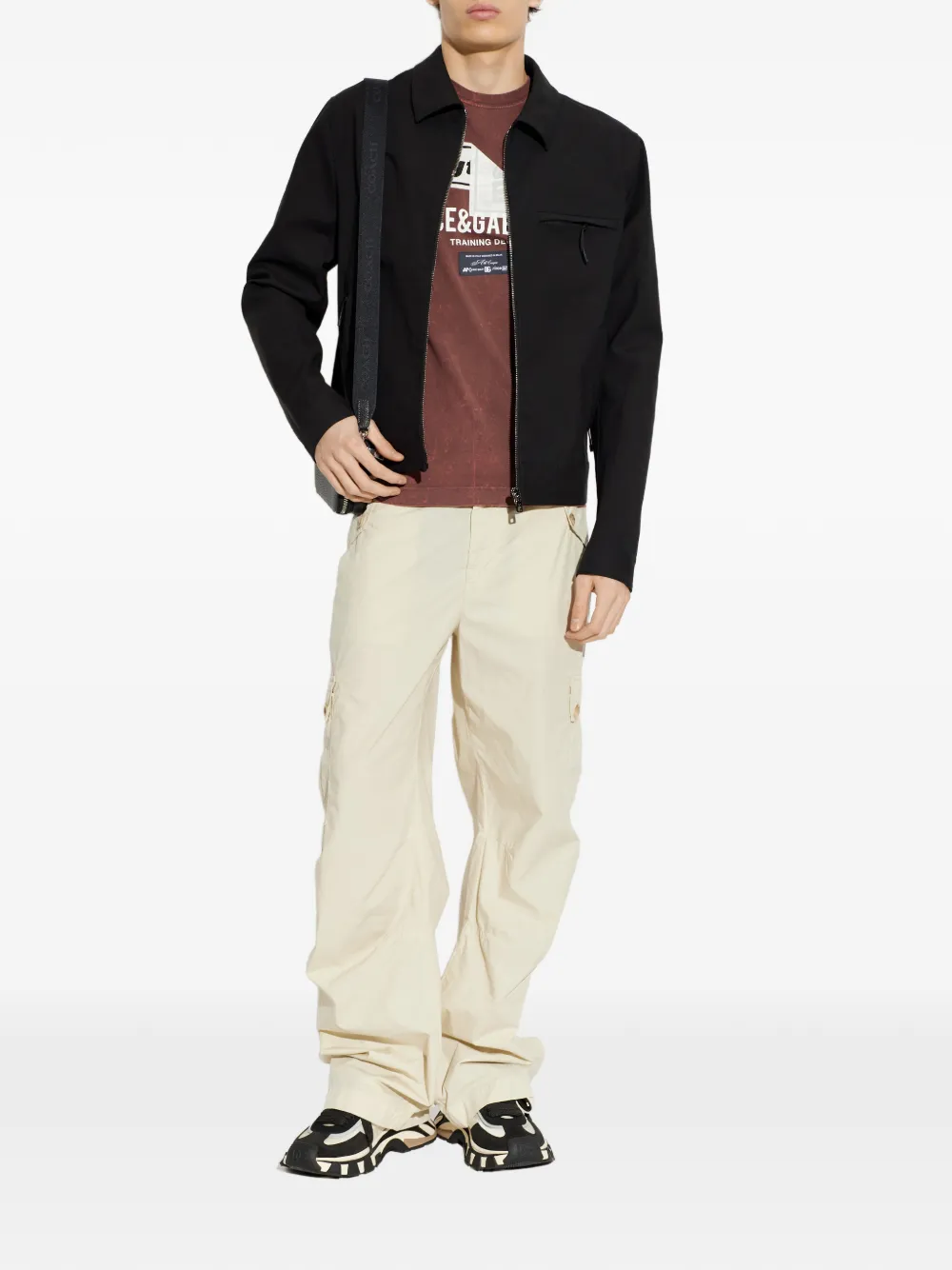 Dolce & Gabbana T-shirt met logoprint Rood