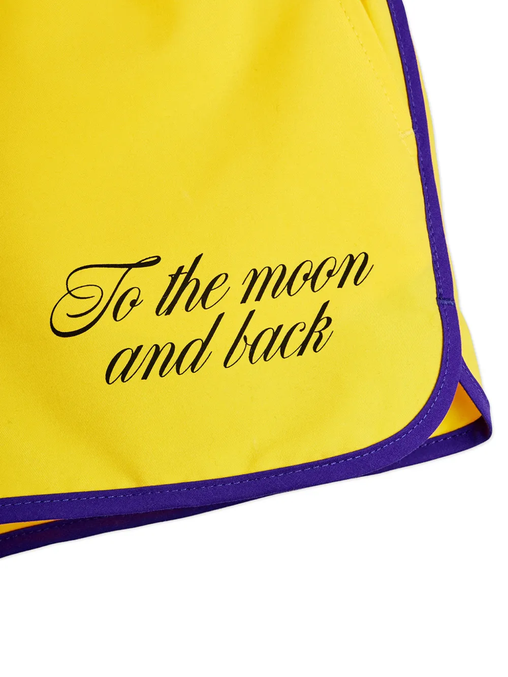  Mini Rodini Drawstring Swim Shorts - Yellow 