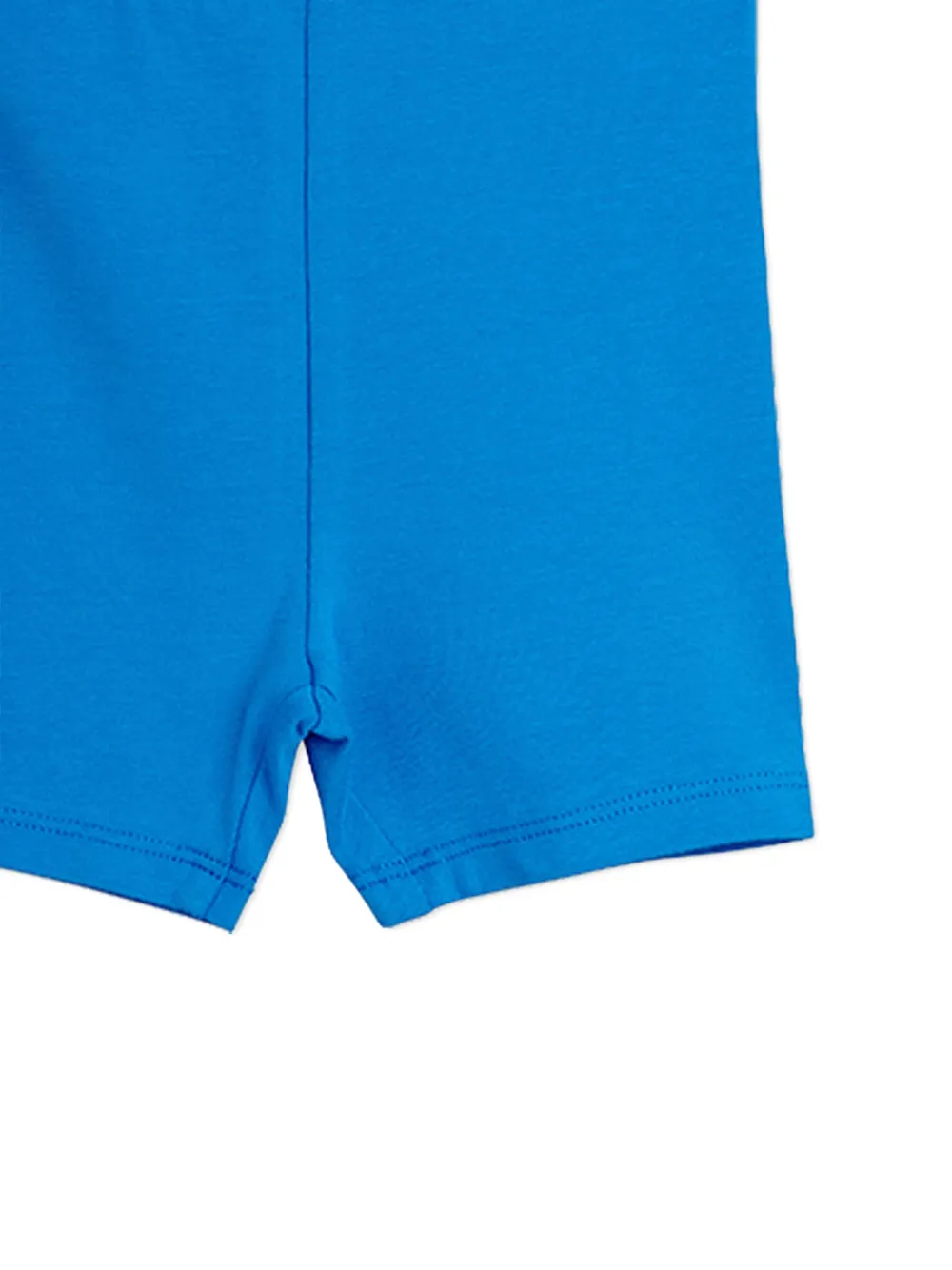 Mini Rodini Shortsset met To The Moon-print Geel