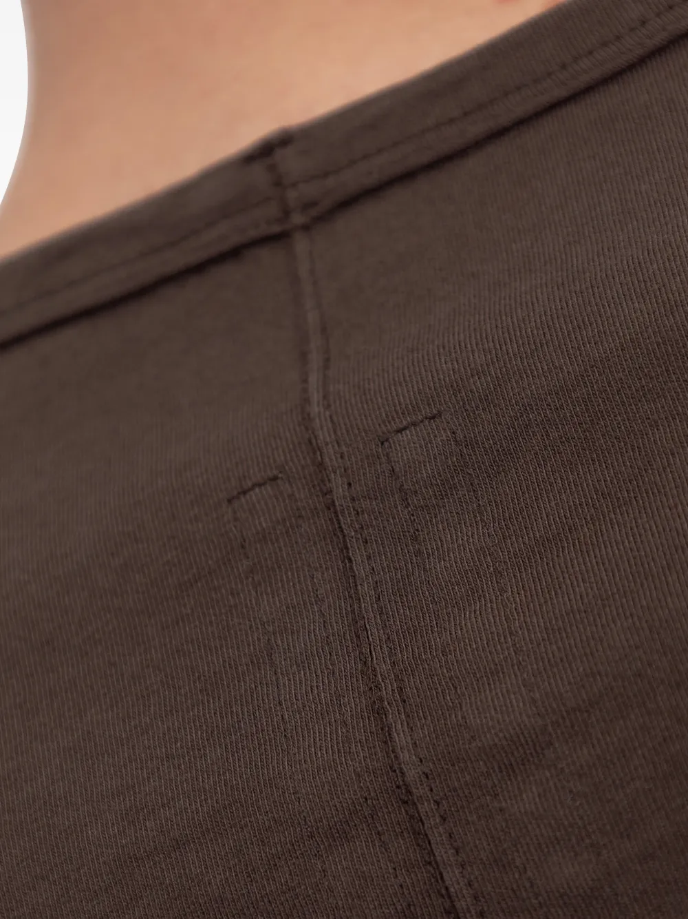 Rick Owens DRKSHDW T-shirt met ronde hals Bruin