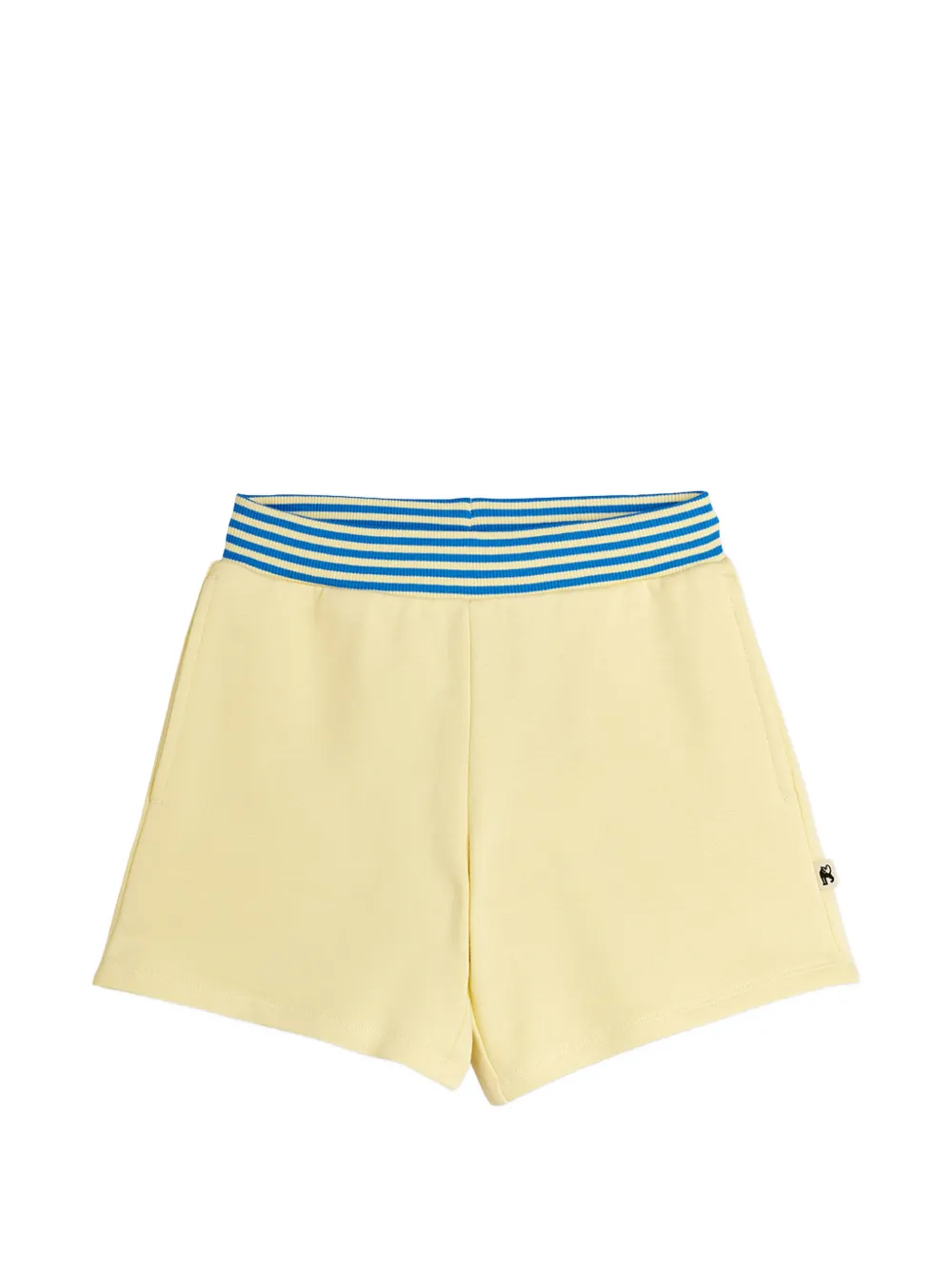 Mini Rodini To the Moon striped waistband shorts - Giallo