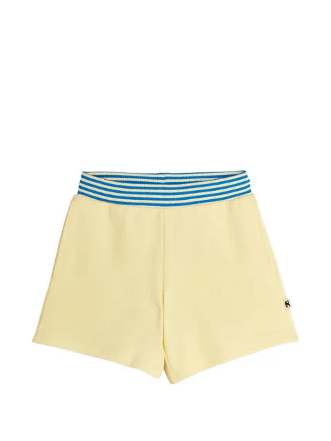 Mini Rodini To the Moon striped waistband shorts
