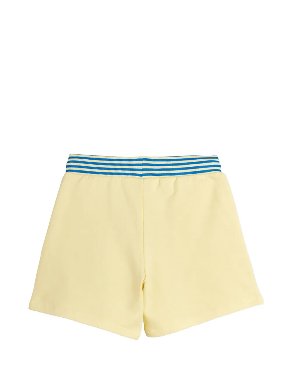  Mini Rodini To The Moon Striped Waistband Shorts - Yellow 