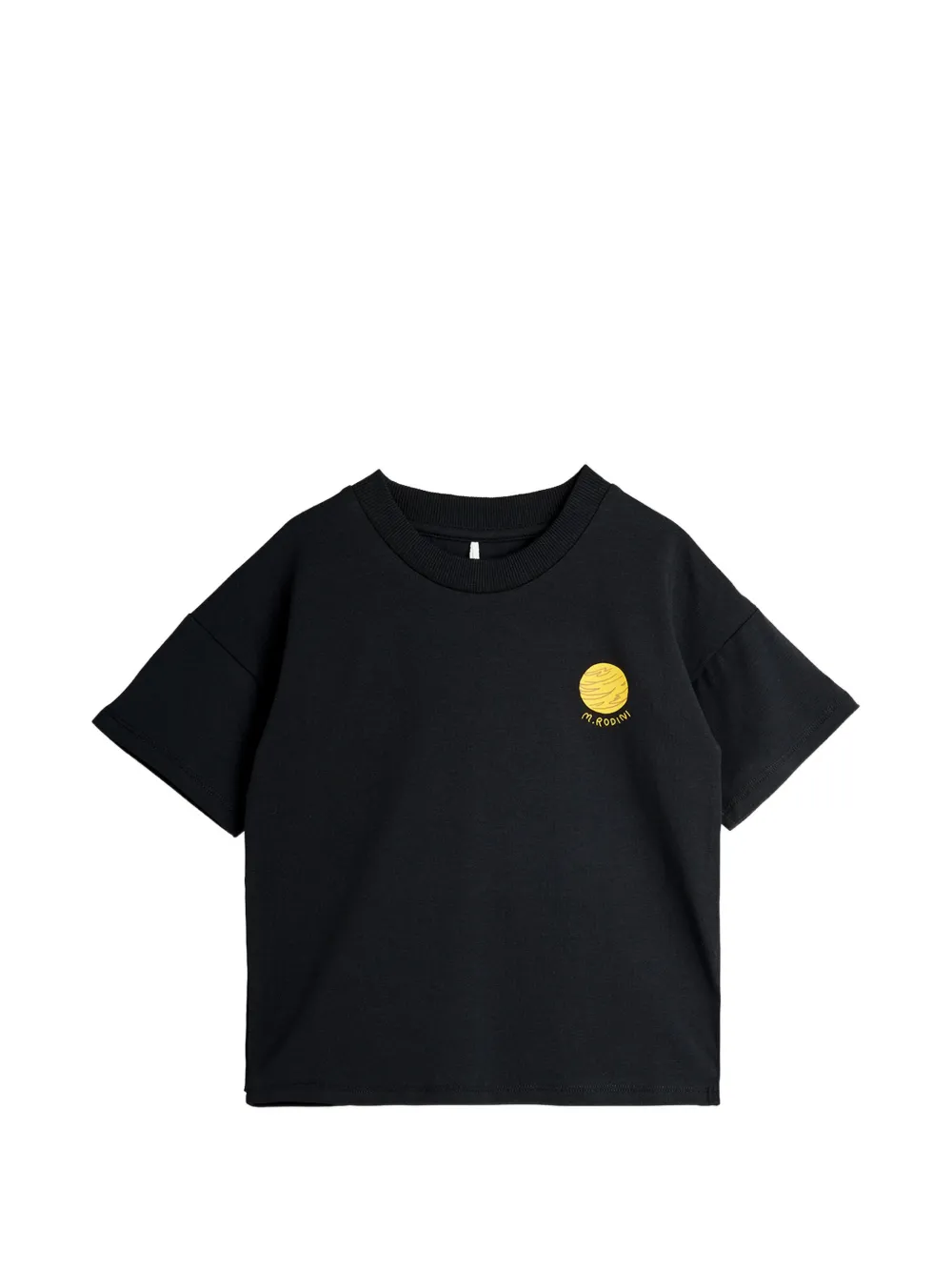 Mini Rodini planet-motif T-shirt - Nero