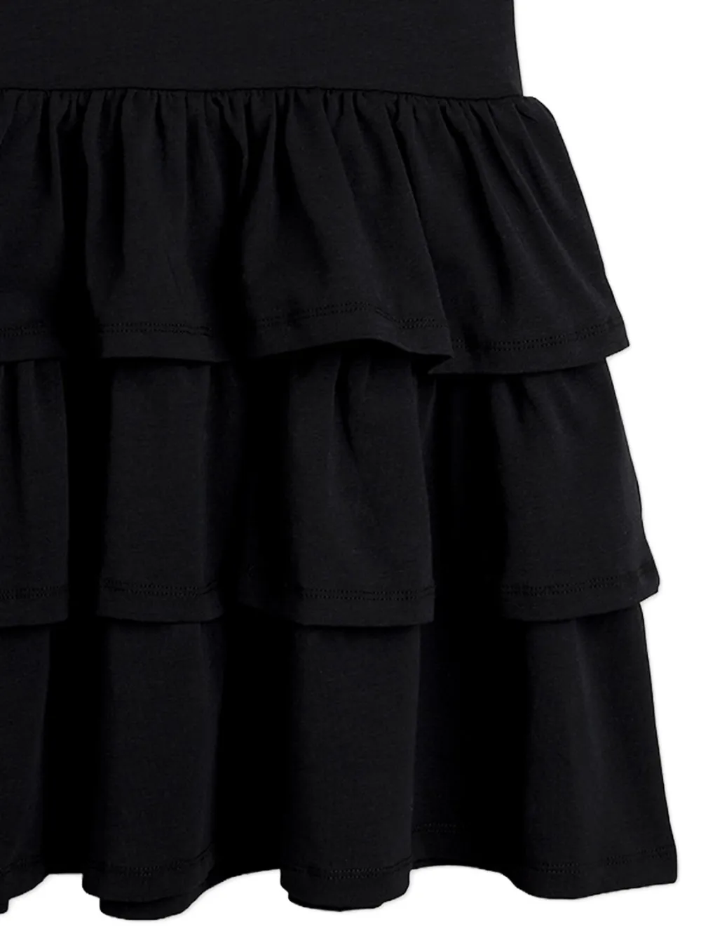 Mini Rodini Jurk met ruches Zwart