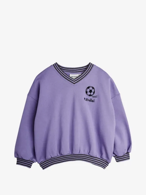 Mini Rodini pull à logo brodé