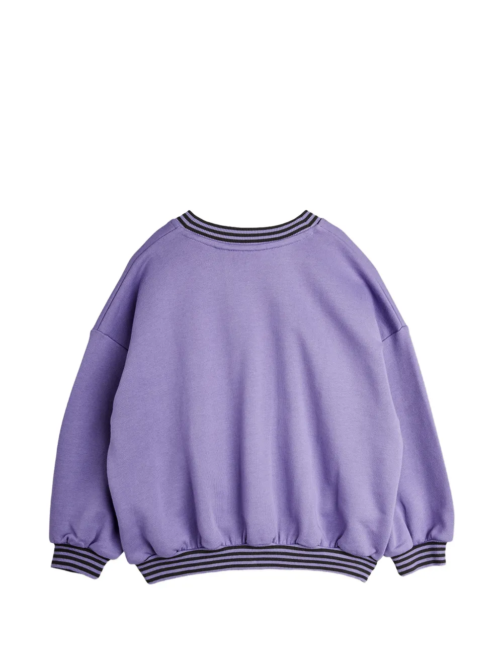  Mini Rodini Pull à Logo Brodé - Violet 