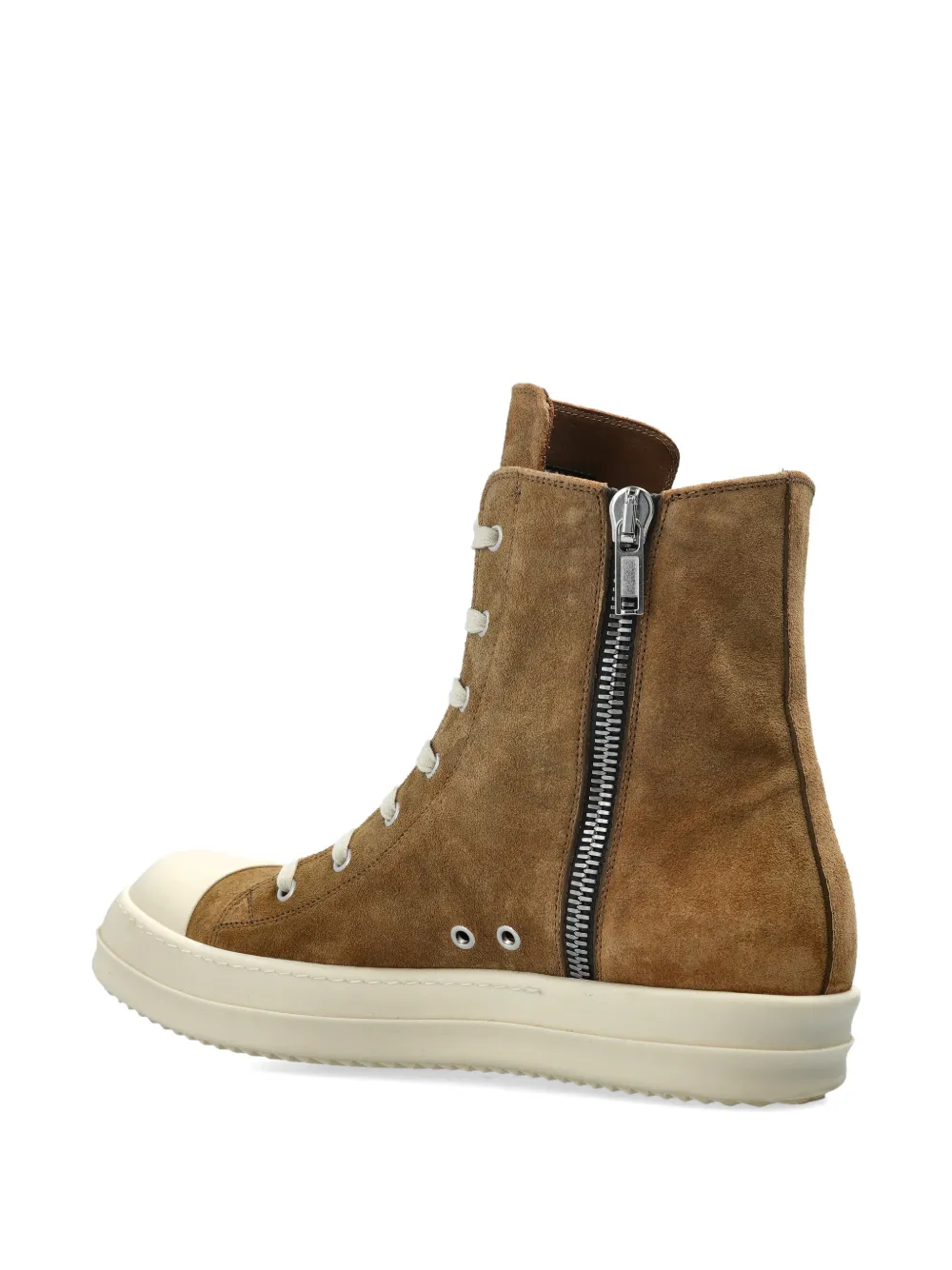 Rick Owens Temple lace-up zip sneakers Bruin