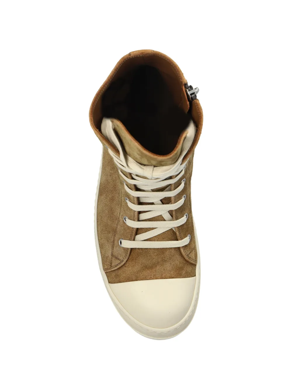 Rick Owens Temple lace-up zip sneakers Bruin