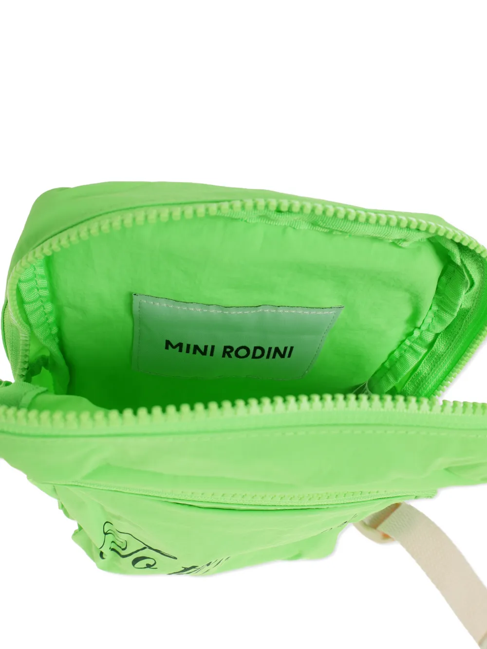 Mini Rodini To the Moon rugzak met rits Groen