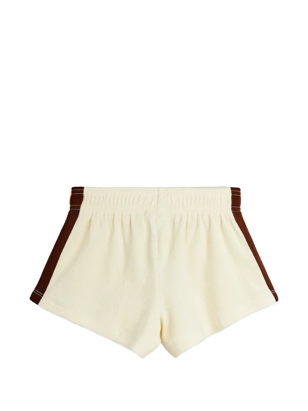  Mini Rodini Alien City Fc Striped Shorts - Neutrals 