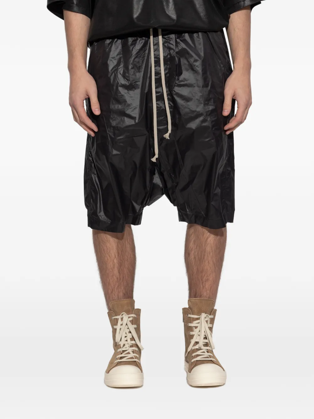 Rick Owens DRKSHDW Shorts met trekkoord Zwart
