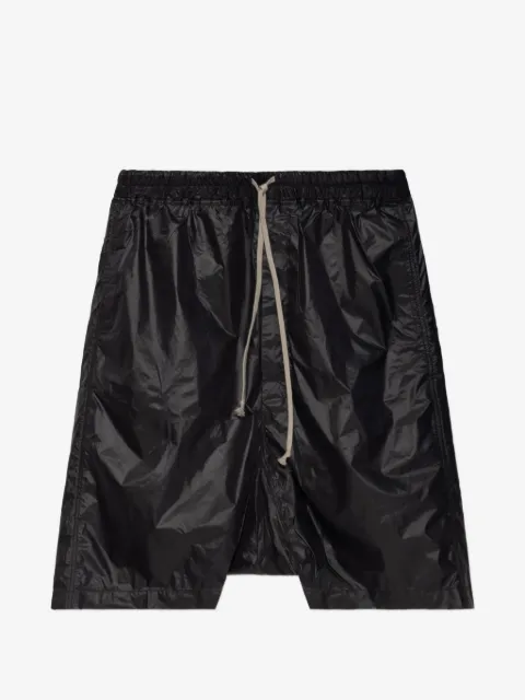 Rick Owens DRKSHDW Bermuda Pods com ajuste no cós