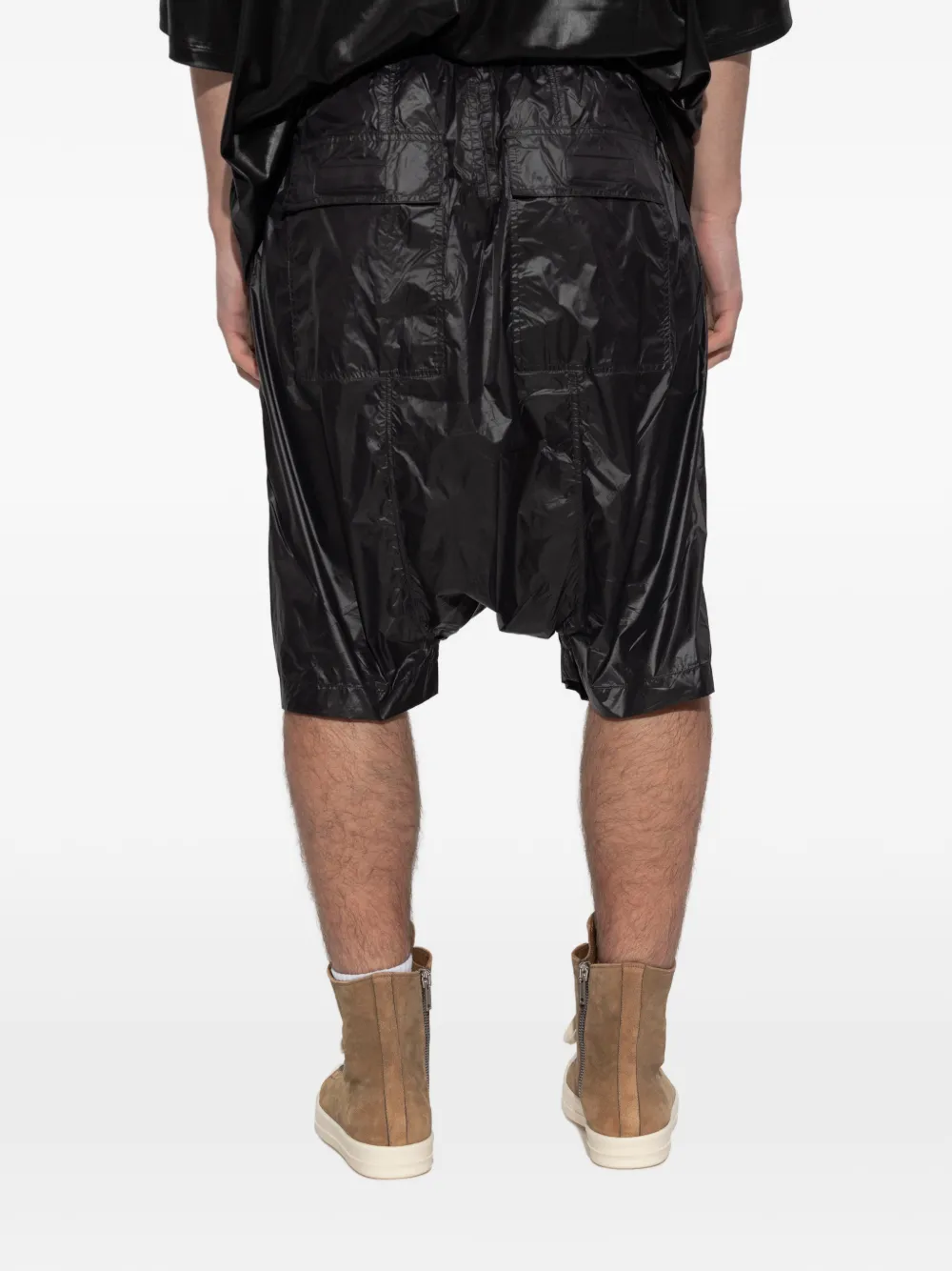Rick Owens Drkshdw DRAWSTRING PODS リック Rick Owens DRKSHDW Drawstring Pods Shorts | Black | FARFETCH RO
