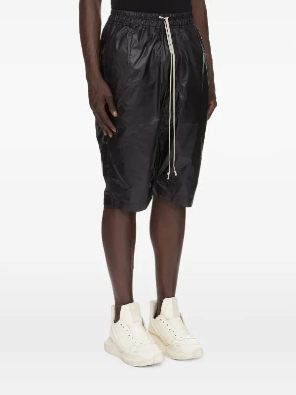 Rick Owens DRKSHDW Drawstring Pods Shorts | Black | FARFETCH