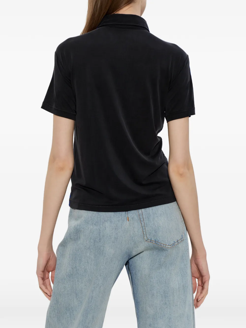 Maison Margiela Poloshirt met korte mouwen Blauw