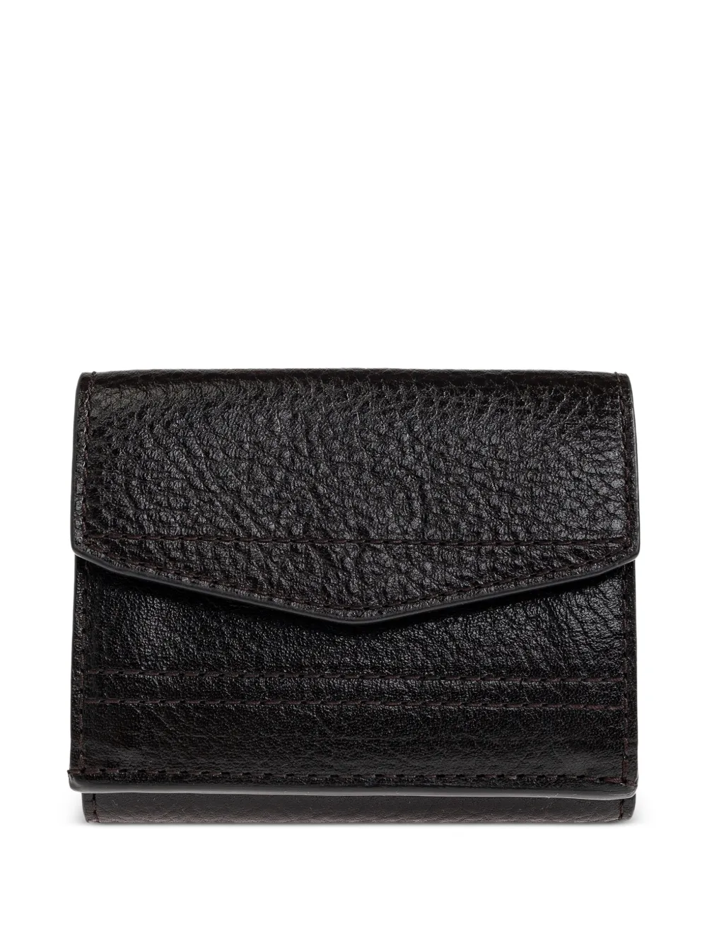 LEMAIRE Gear flap wallet - Marrone