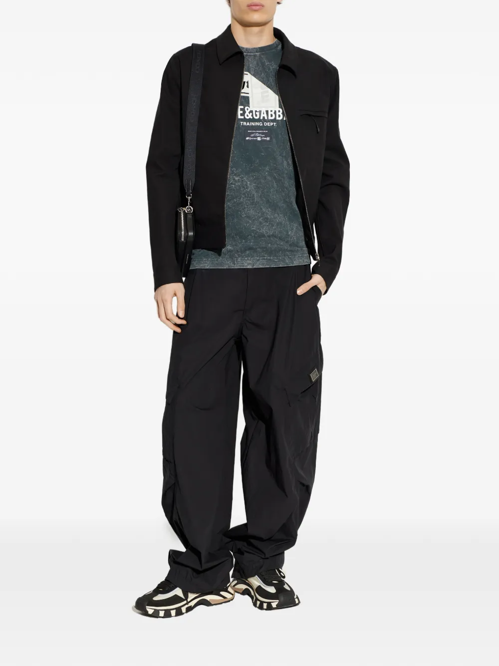 Dolce & Gabbana Jack met ritszak Zwart