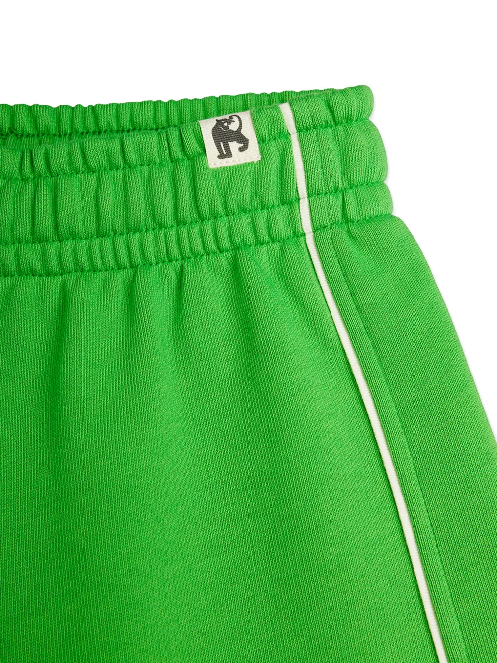  Mini Rodini Piped Trim Shorts - Green 