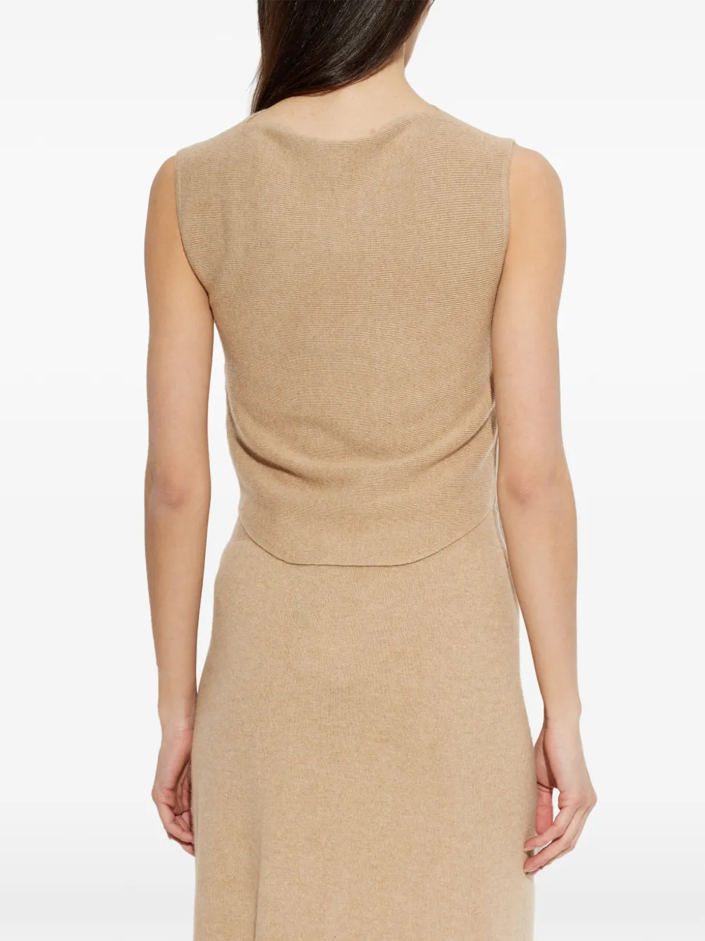 Romma High-Neck Knit Vest