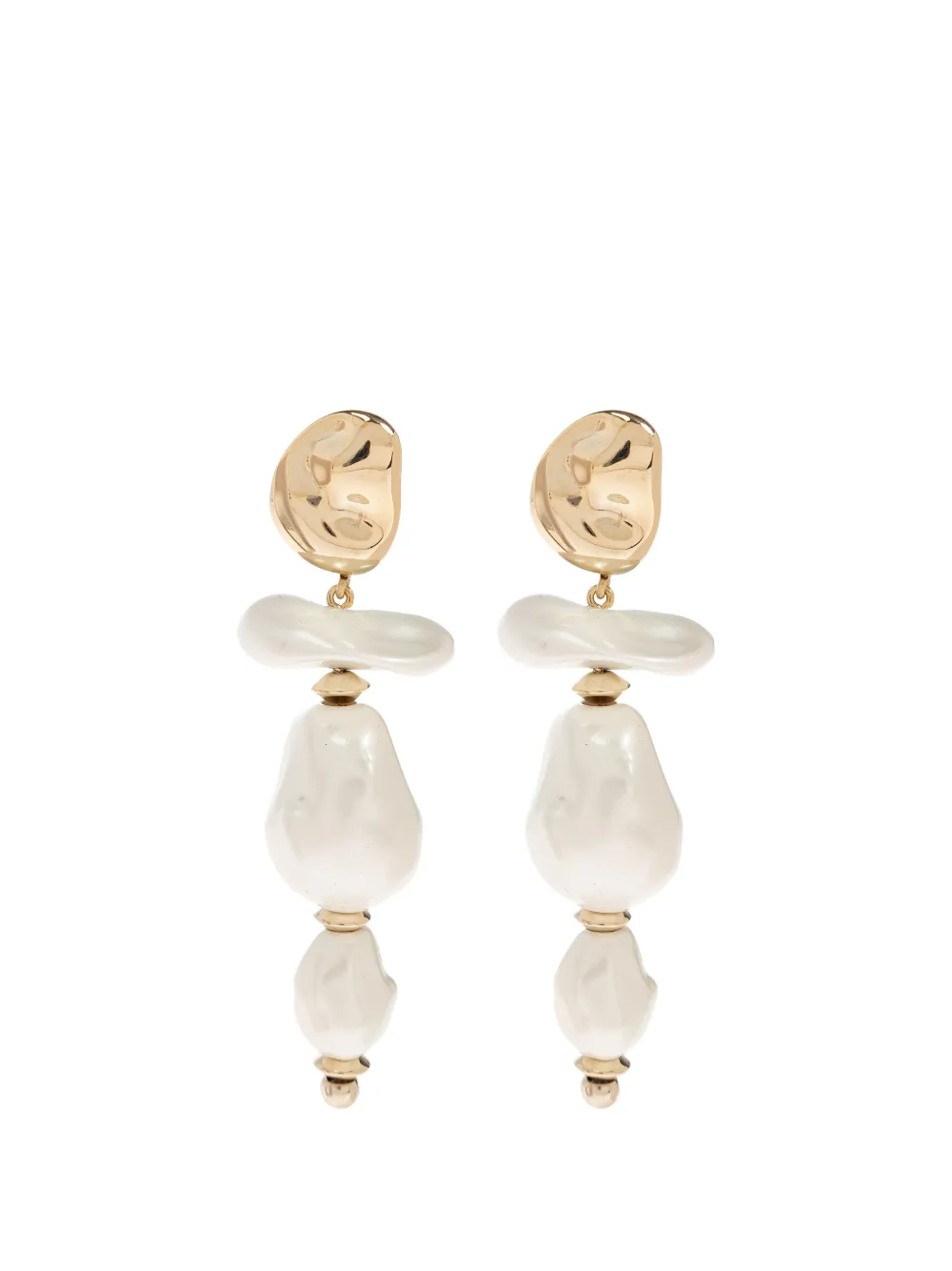 Cult Gaia Fabbie faux-pearl earrings - Oro