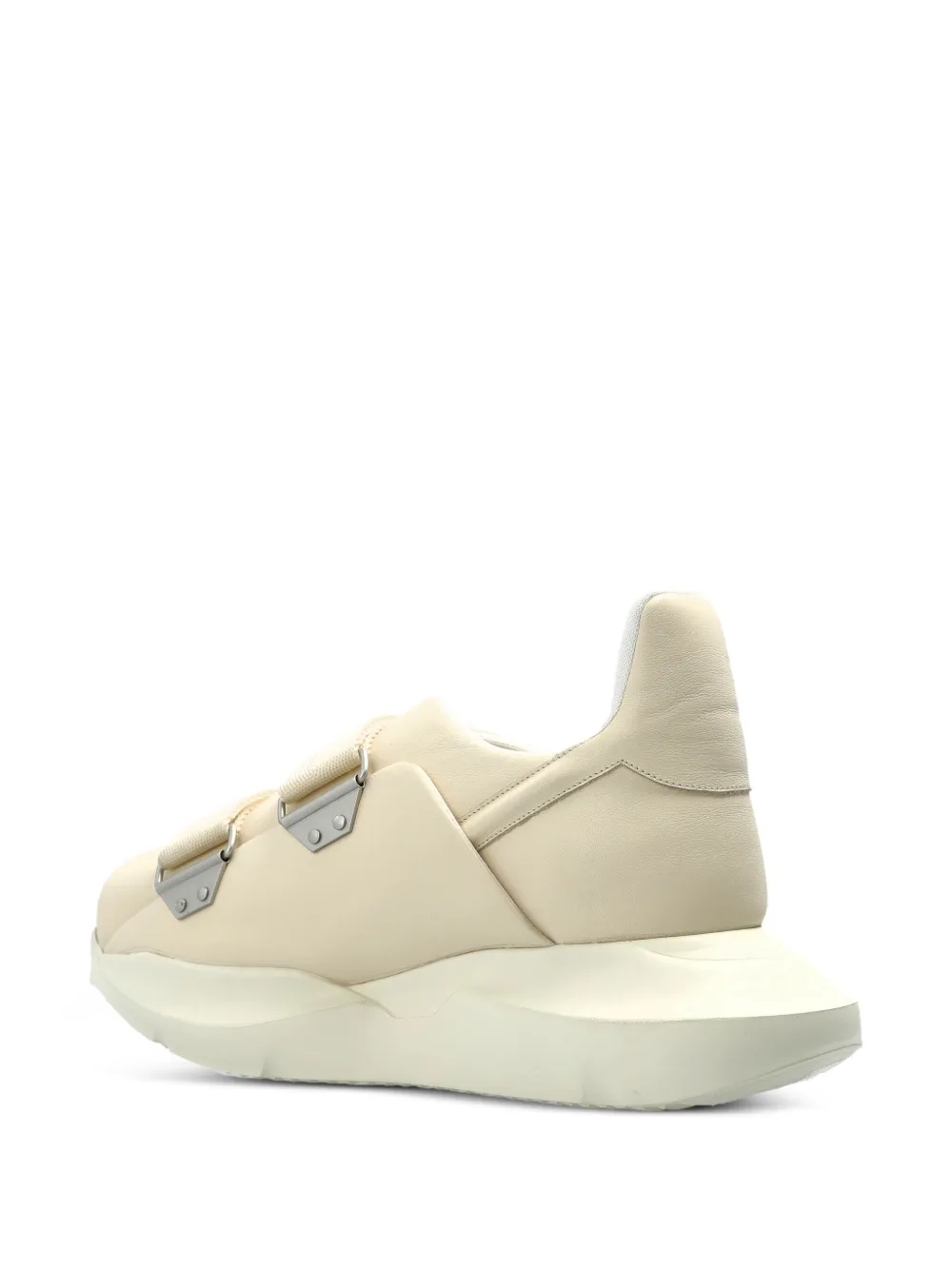 Rick Owens Temple Geth sneakers met open neus Beige