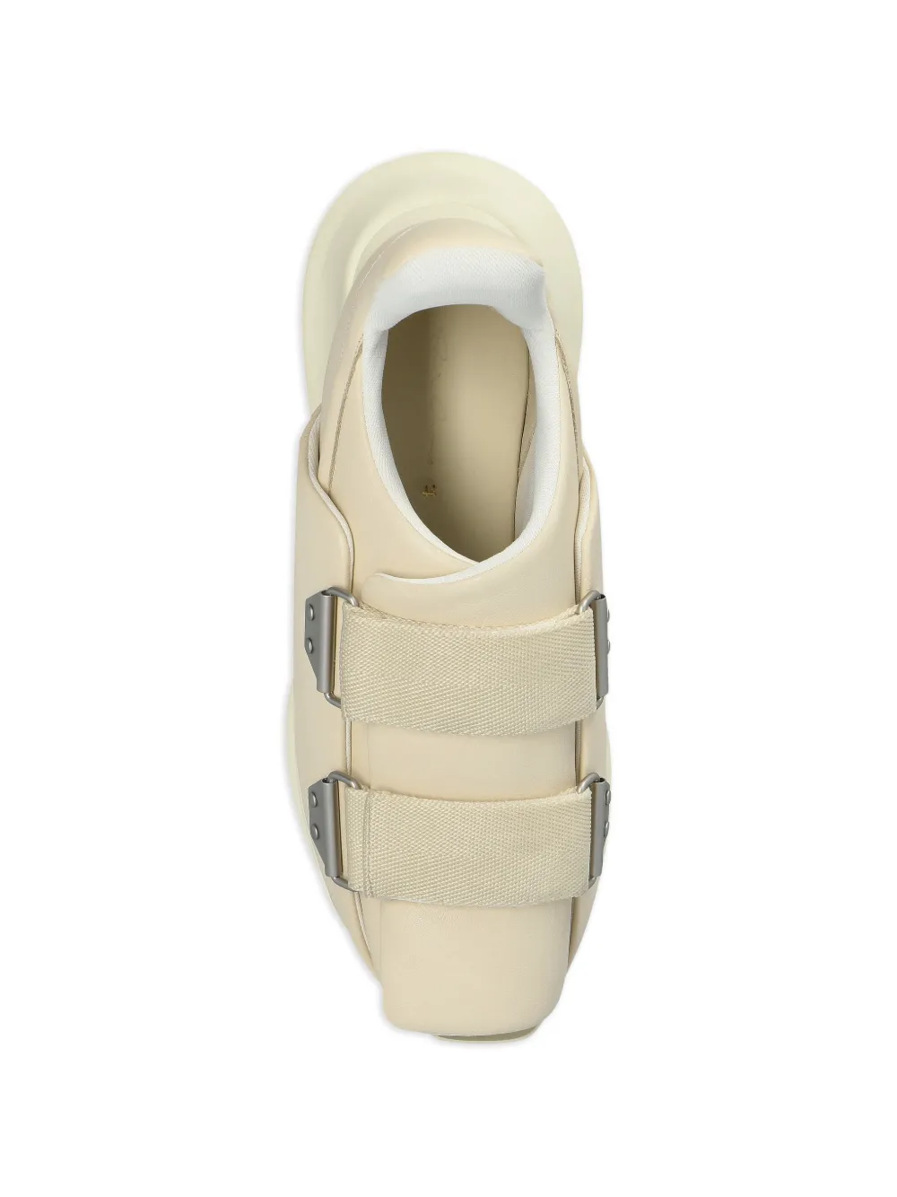 Rick Owens Temple Geth sneakers met open neus Beige