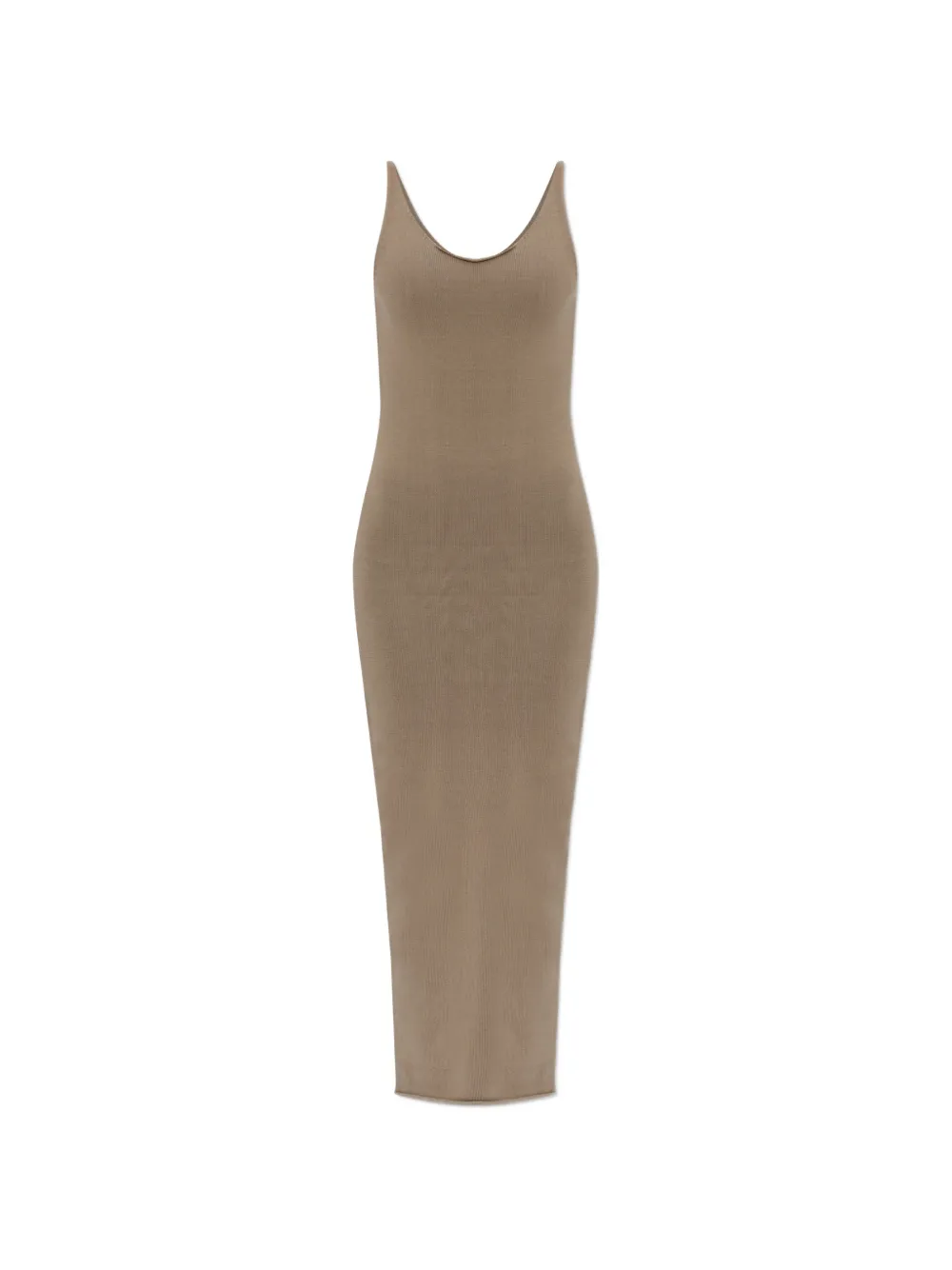 ENTIRE STUDIOS midi ribbed dress - Toni neutri