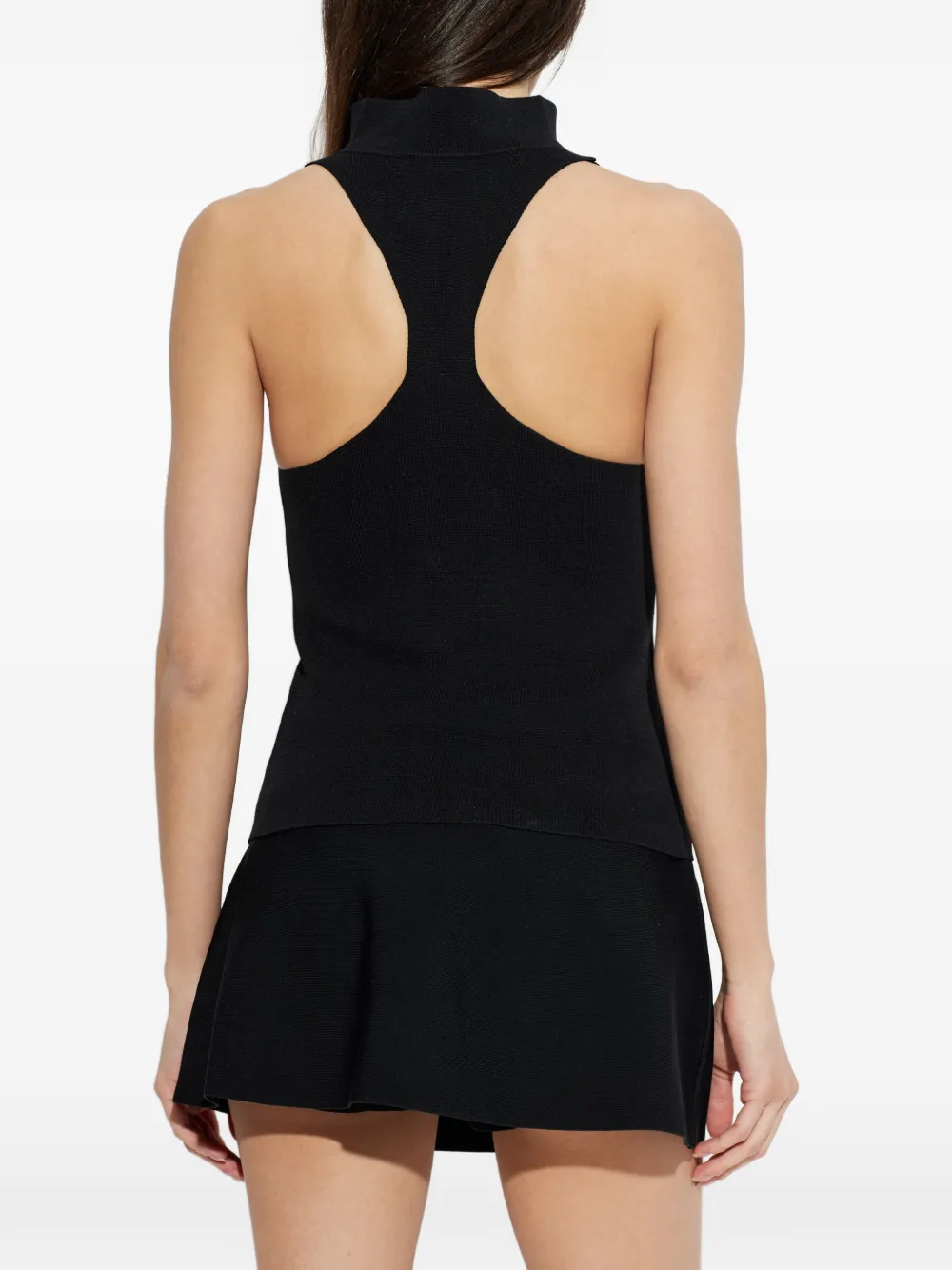Cult Gaia Top met vierkante hals Zwart