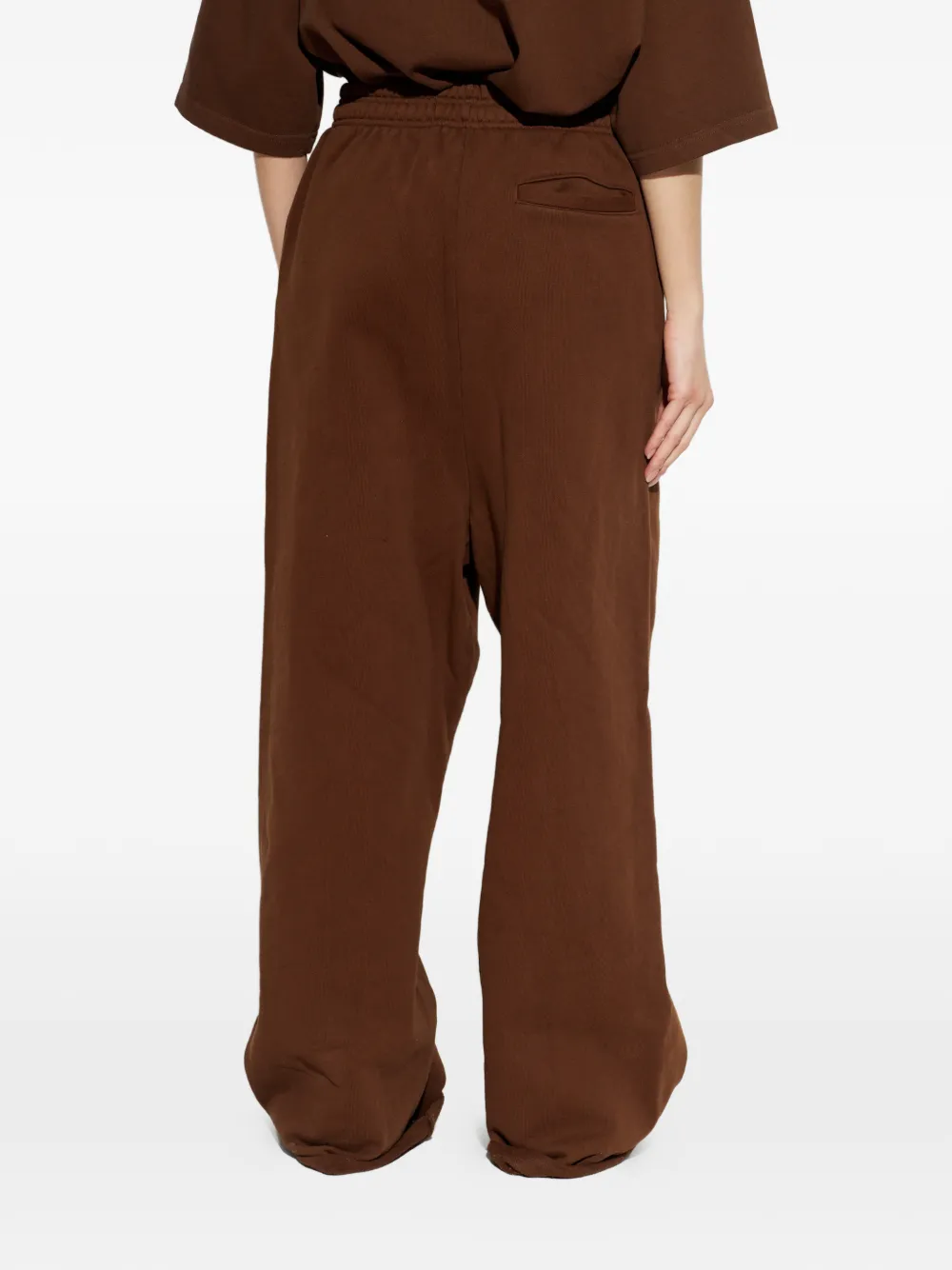 ENTIRE STUDIOS Trainingsbroek met elastische taille Bruin