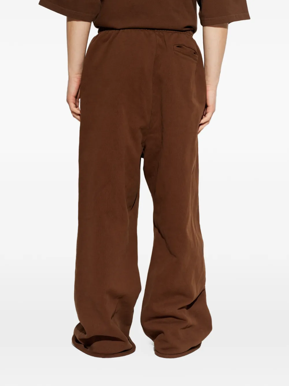 ENTIRE STUDIOS Trainingsbroek met elastische taille Bruin