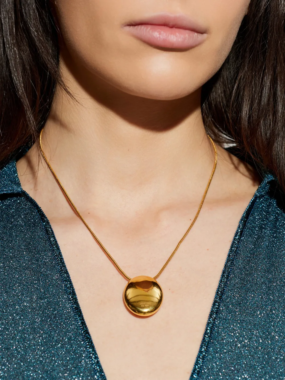 Lie Studio The Julia Necklace In Gold