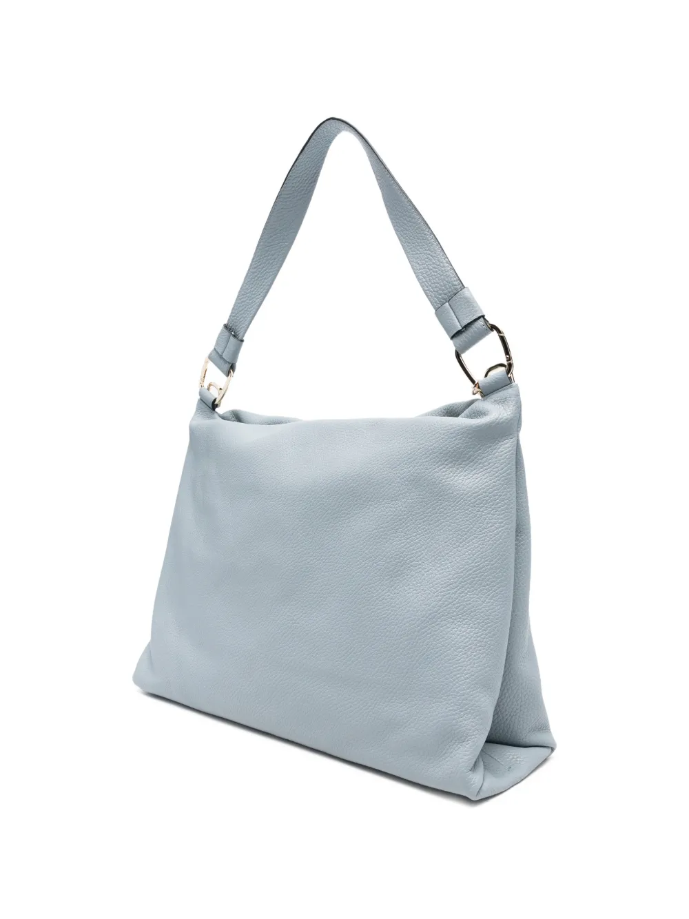  Cromia Shoulder Leather Tote Bag - Blue 