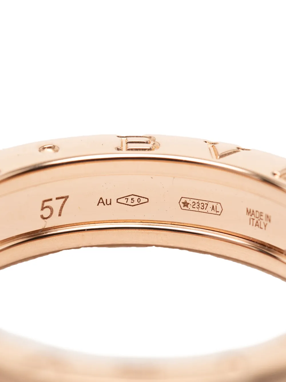 2010-2025 18k Rose Gold B.Zero1 One Band Ring