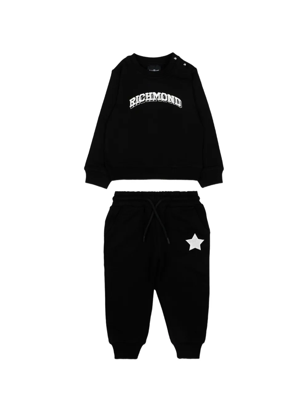 John Richmond Junior printed tracksuit - Nero